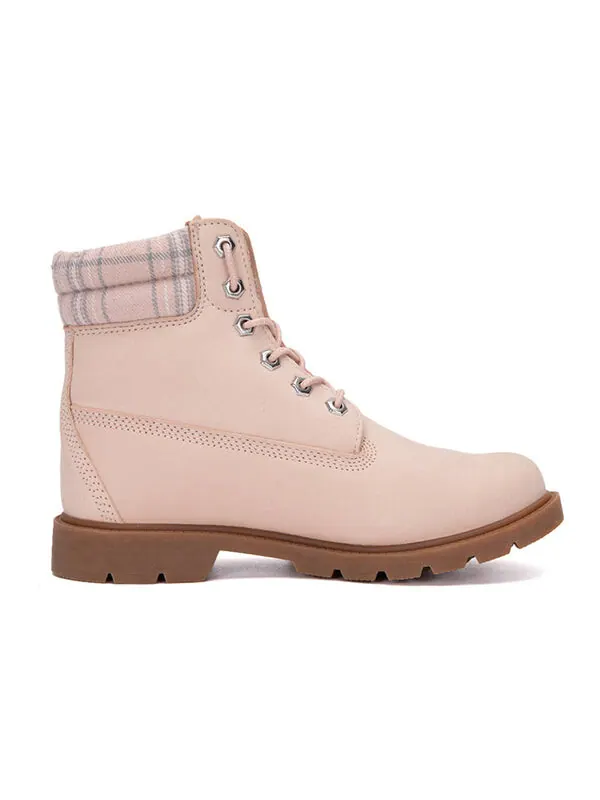 Кроссовки lindon woods 6 inch waterproof boot 'pink nubuck and printed collar' Timberland — изображение 2 из 4