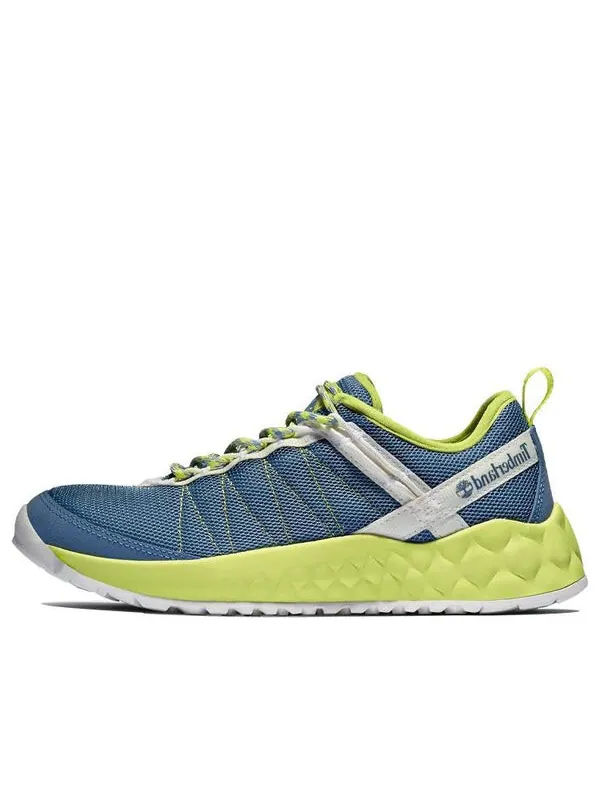 Кроссовки greenstride solar wave fabric hiking shoes 'blue green' Timberland — изображение 1 из 4, синий/зеленый/белый