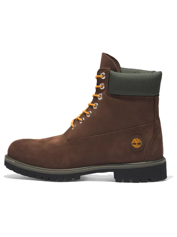 Кроссовки premium 6 inch waterproof boots 'brown orange' Timberland — изображение 1 из 4