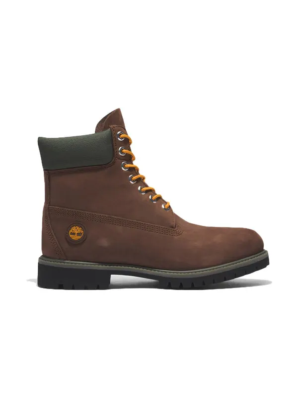 Кроссовки premium 6 inch waterproof boots 'brown orange' Timberland — изображение 2 из 4