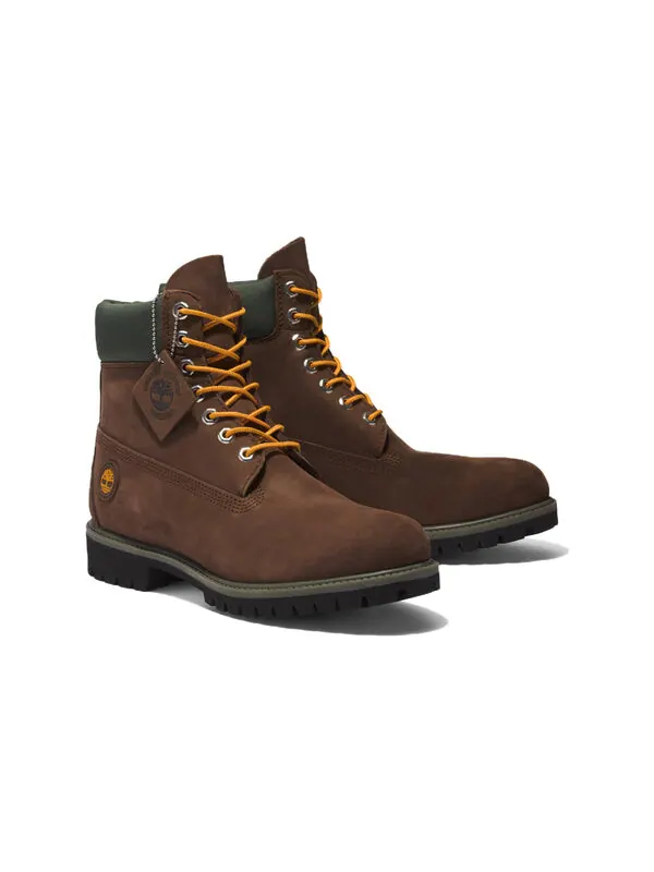 Кроссовки premium 6 inch waterproof boots 'brown orange' Timberland — изображение 4 из 4