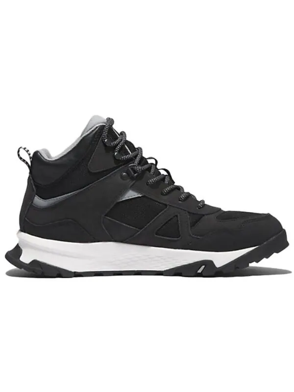 Кроссовки lincoln peak waterproof fabric and leather boot 'black' Timberland — изображение 2 из 4, черный/белый/серый