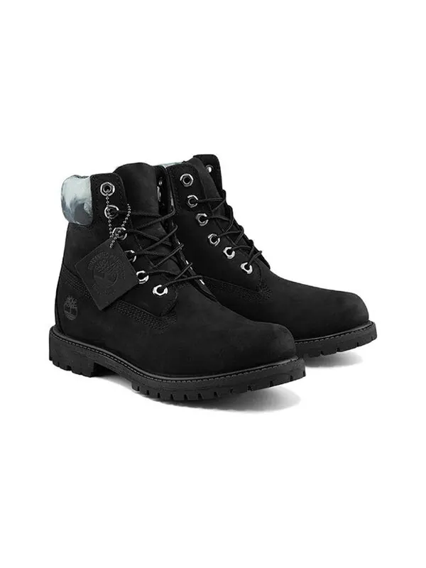 Кроссовки premium 6-inch waterproof boot 'black nubuck' Timberland — изображение 3 из 4, черный/синий