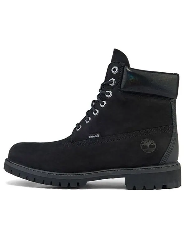 Кроссовки premium 6 inch waterproof wide-fit boot 'black nubuck' Timberland — изображение 1 из 4, черный