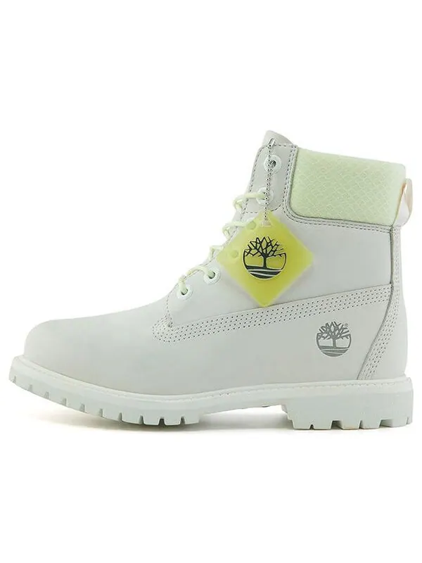Кроссовки premium 6 inch waterproof wide fit boot 'bright white waterbuck' Timberland — изображение 1 из 4, белый