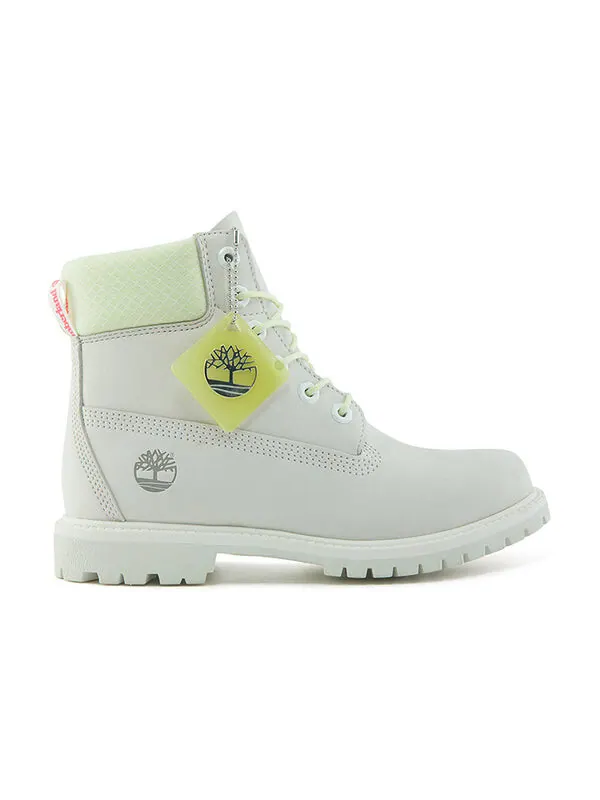 Кроссовки premium 6 inch waterproof wide fit boot 'bright white waterbuck' Timberland — изображение 2 из 4, белый