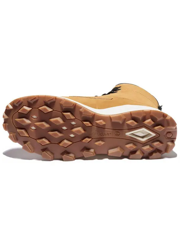 Кроссовки brooklyn side zip sneaker boot 'wheat nubuck' Timberland — изображение 4 из 4, желтый/белый/черный