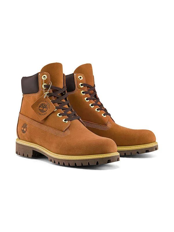 Кроссовки 6 inch premium waterproof boot 'rust suede' Timberland — изображение 4 из 4, оранжевый/коричневый