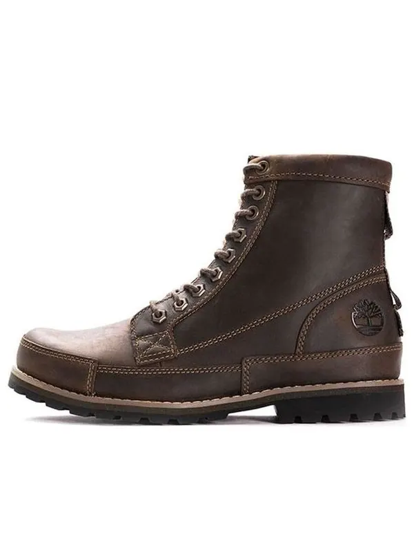 Кроссовки earthkeepers 6 inch wide fit boot 'olive full grain' Timberland — изображение 1 из 4, оливковый/черный