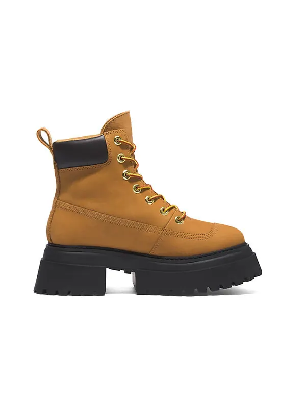 Кроссовки sky 6 inch lace up boots 'wheat nubuck' Timberland — изображение 2 из 4, желтый/черный