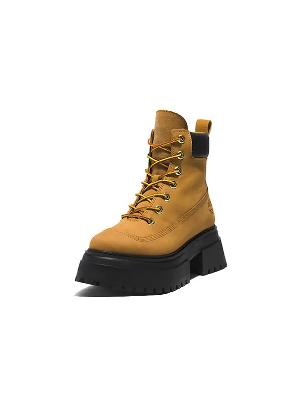 Кроссовки sky 6 inch lace up boots 'wheat nubuck' Timberland — изображение 3 из 4, желтый/черный