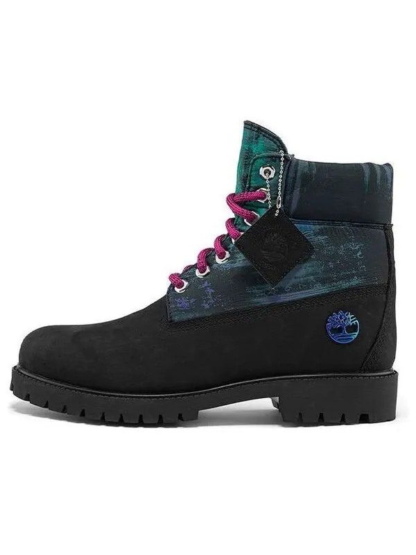 Кроссовки heritage nl sky 6 inch waterproof boots 'black nubuck with print' Timberland — изображение 1 из 4