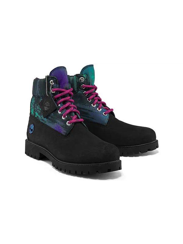 Кроссовки heritage nl sky 6 inch waterproof boots 'black nubuck with print' Timberland — изображение 4 из 4