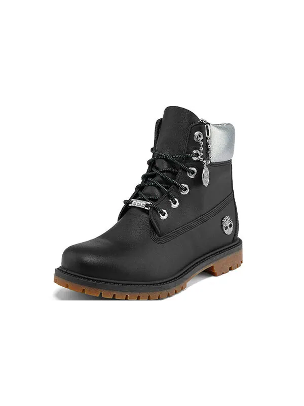 Кроссовки heritage 6 inch waterproof boots 'black full grain with silver collar' Timberland — изображение 3 из 4