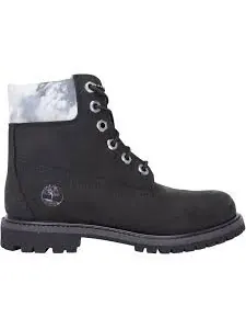 Кроссовки premium 6 inch waterproof boots 'black nubuck with grey camo collar' Timberland — изображение 2 из 4