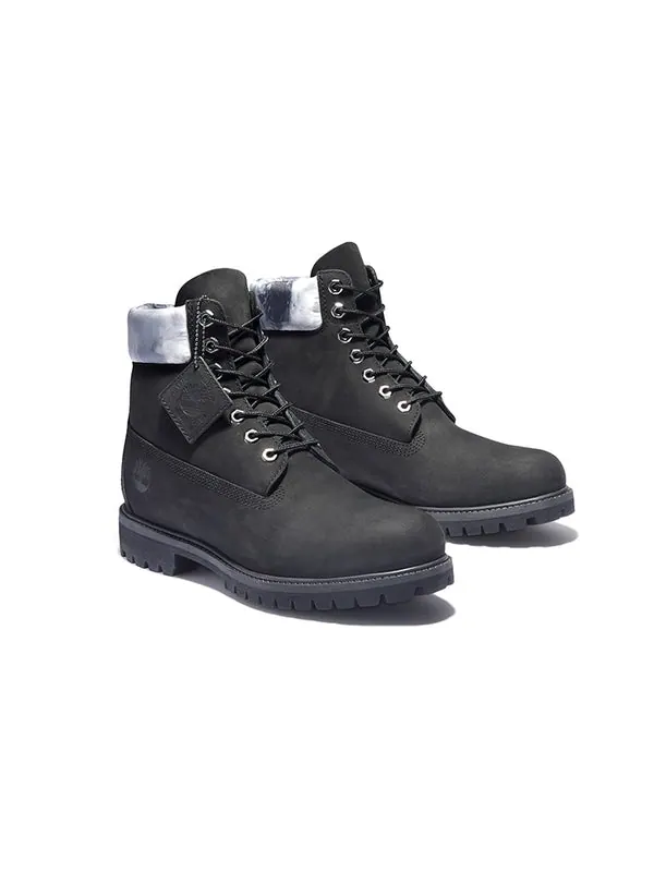 Кроссовки premium 6 inch waterproof boots 'black nubuck with grey camo collar' Timberland — изображение 4 из 4