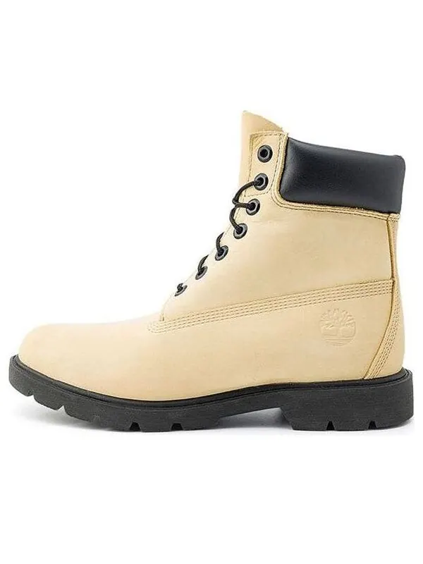 Кроссовки classic 6 inch waterproof boot 'light yellow nubuck' Timberland — изображение 1 из 4, желтый/черный