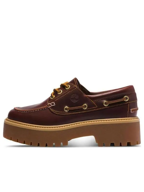 Кроссовки premium boat shoes 'brown' Timberland — изображение 1 из 4, коричневый