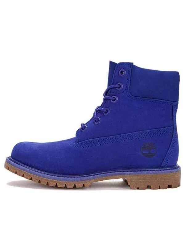 Кроссовки 50th anniversary edition premium 6-inch waterproof boot 'bright blue nubuck' Timberland — изображение 1 из 2