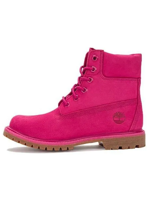 Кроссовки 50th anniversary edition premium 6 inch waterproof boot 'dark pink nubuck' Timberland — изображение 1 из 2