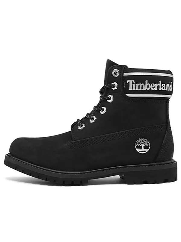 Кроссовки 6 inch premium waterproof boots 'black nubuck logo' Timberland — изображение 1 из 4, черный/серебристый
