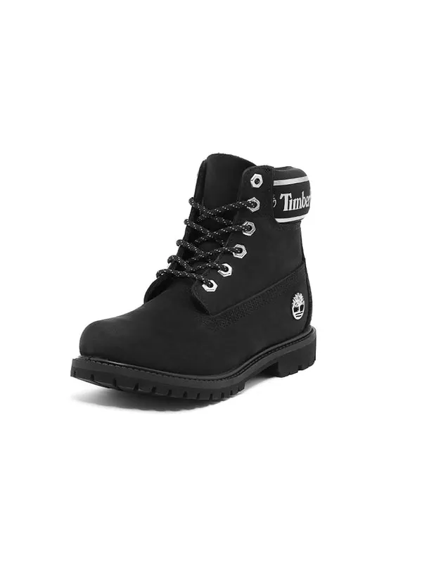 Кроссовки 6 inch premium waterproof boots 'black nubuck logo' Timberland — изображение 3 из 4, черный/серебристый
