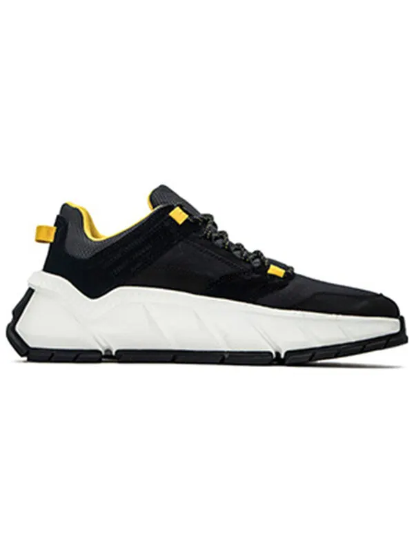 Кроссовки turbo low hiking sneaker 'black nubuck' Timberland — изображение 2 из 4, черный/белый/желтый
