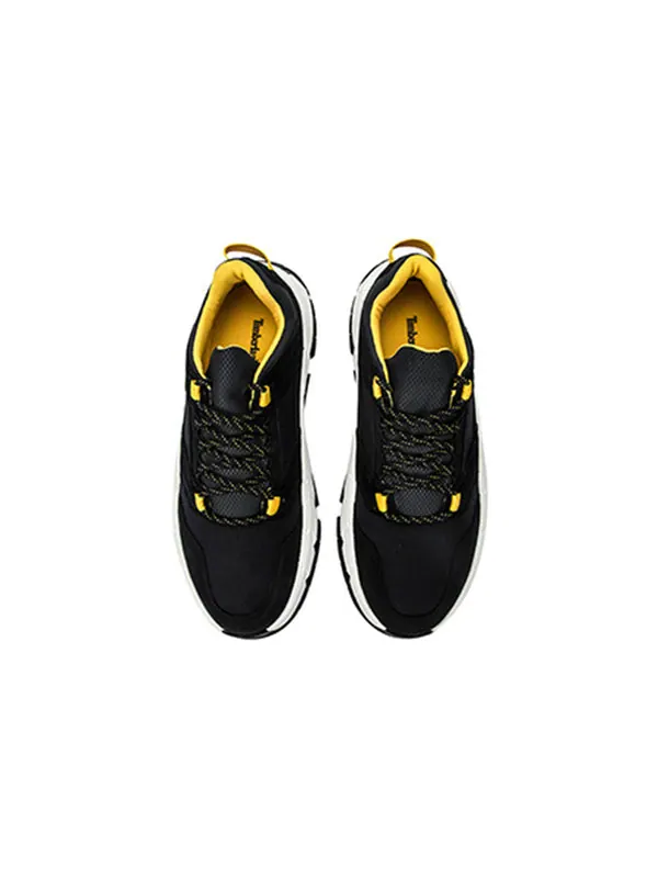 Кроссовки turbo low hiking sneaker 'black nubuck' Timberland — изображение 4 из 4, черный/белый/желтый