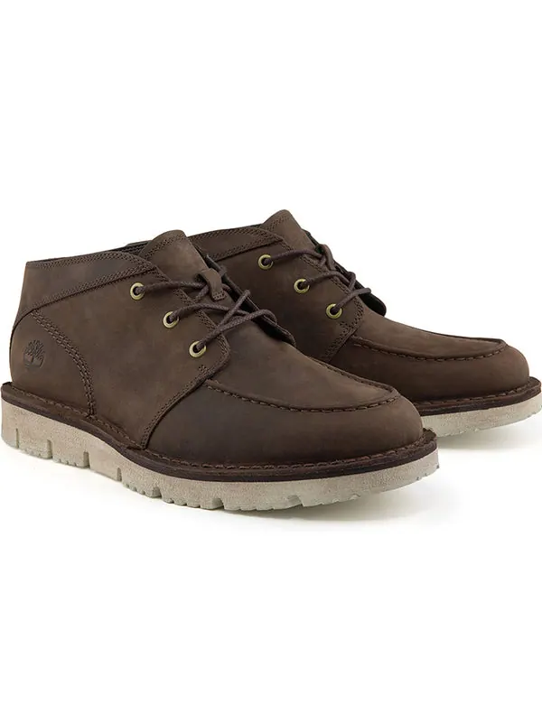 Кроссовки westmore moc-toe chukka boots 'brown' Timberland — изображение 4 из 4, коричневый/белый