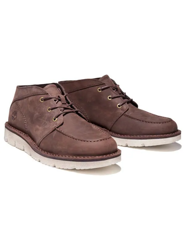 Кроссовки westmore moc toe chukka boots 'deep brown' Timberland — изображение 3 из 4, коричневый/белый