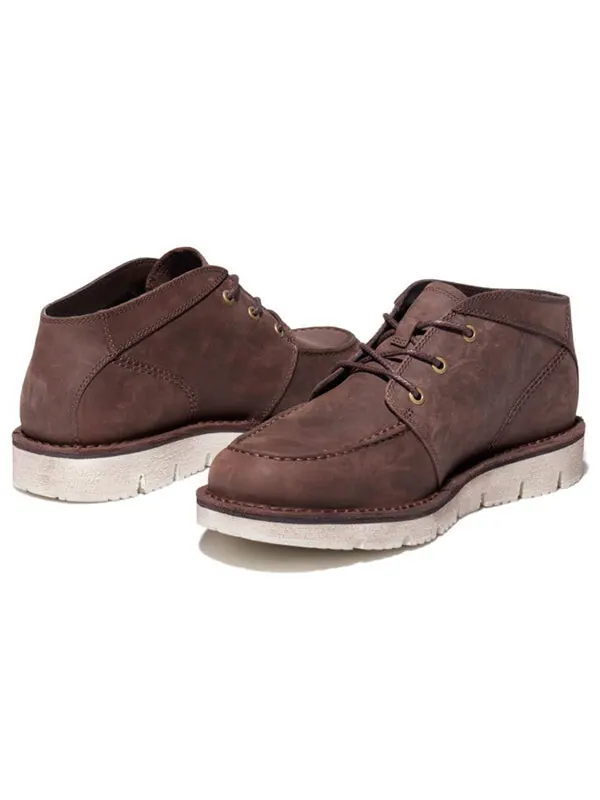Кроссовки westmore moc toe chukka boots 'deep brown' Timberland — изображение 4 из 4, коричневый/белый