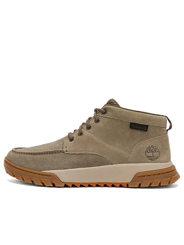Кроссовки boulder trail chukka boots 'medium grey suede' Timberland — изображение 1 из 4, серый/коричневый/белый