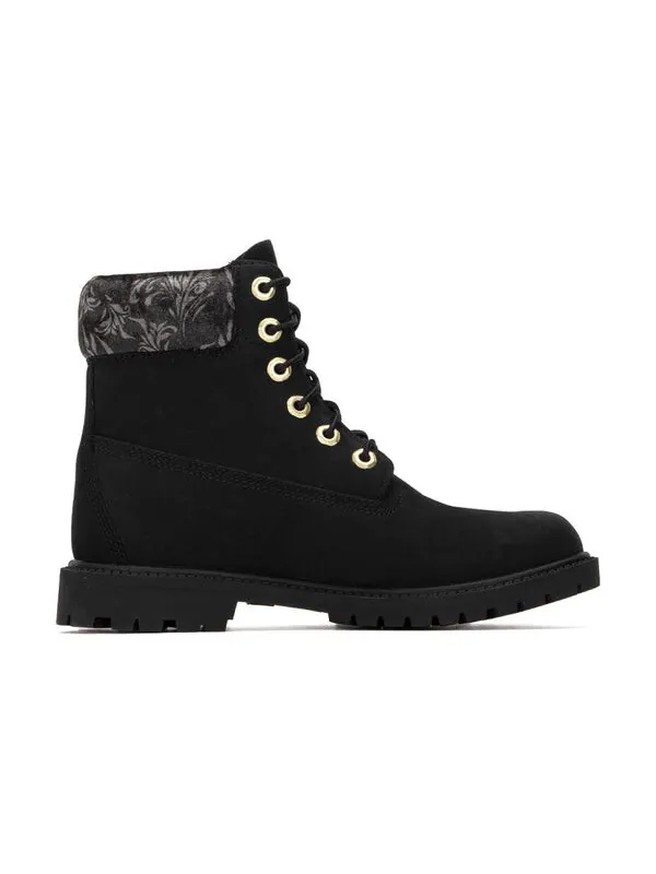 Кроссовки 6 inch heritage lace up cupsole boots 'black nubuck' Timberland — изображение 2 из 4