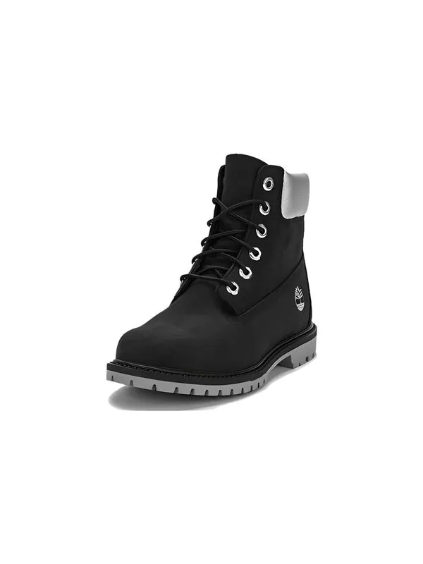 Кроссовки 6 inch heritage cupsole waterproof boots 'black nubuck with silver collar' Timberland — изображение 2 из 4