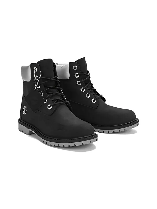 Кроссовки 6 inch heritage cupsole waterproof boots 'black nubuck with silver collar' Timberland — изображение 3 из 4