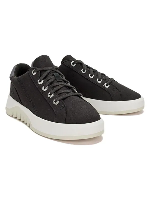 Кроссовки supaway canvas trainers 'black canvas' Timberland — изображение 3 из 4, черный/белый