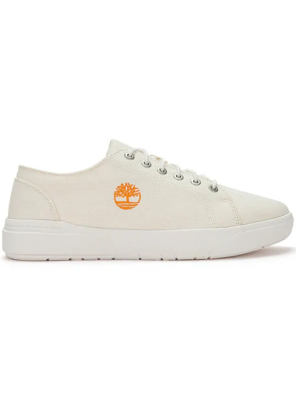 Кроссовки seneca bay fabric oxford shoes 'white' Timberland — изображение 2 из 4, белый/оранжевый