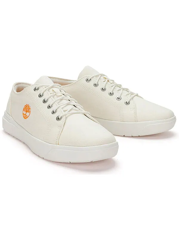 Кроссовки seneca bay fabric oxford shoes 'white' Timberland — изображение 4 из 4, белый/оранжевый