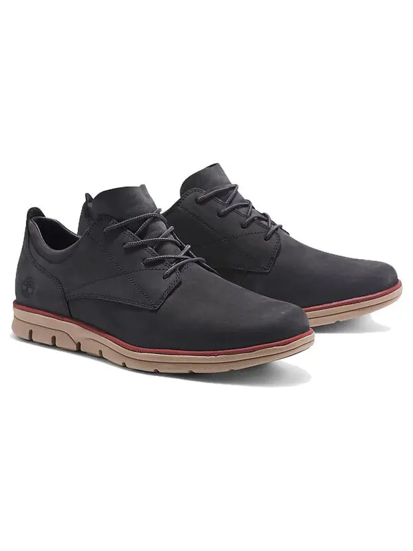 Кроссовки bradstreet leather oxford shoes 'dark grey' Timberland — изображение 3 из 4, серый/бежевый