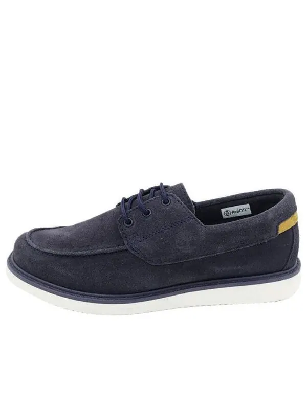 Кроссовки newmarket ii boat shoes 'navy' Timberland — изображение 1 из 4, темно-синий/белый/желтый