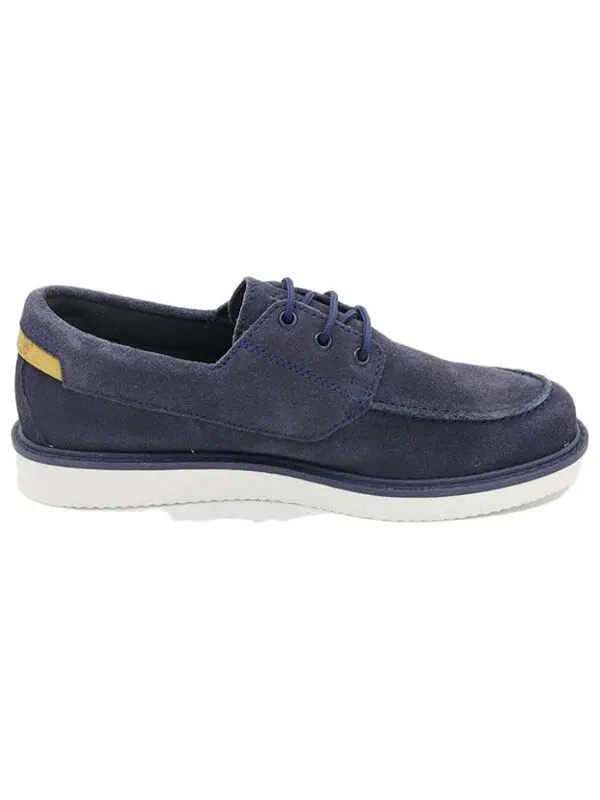 Кроссовки newmarket ii boat shoes 'navy' Timberland — изображение 2 из 4, темно-синий/белый/желтый