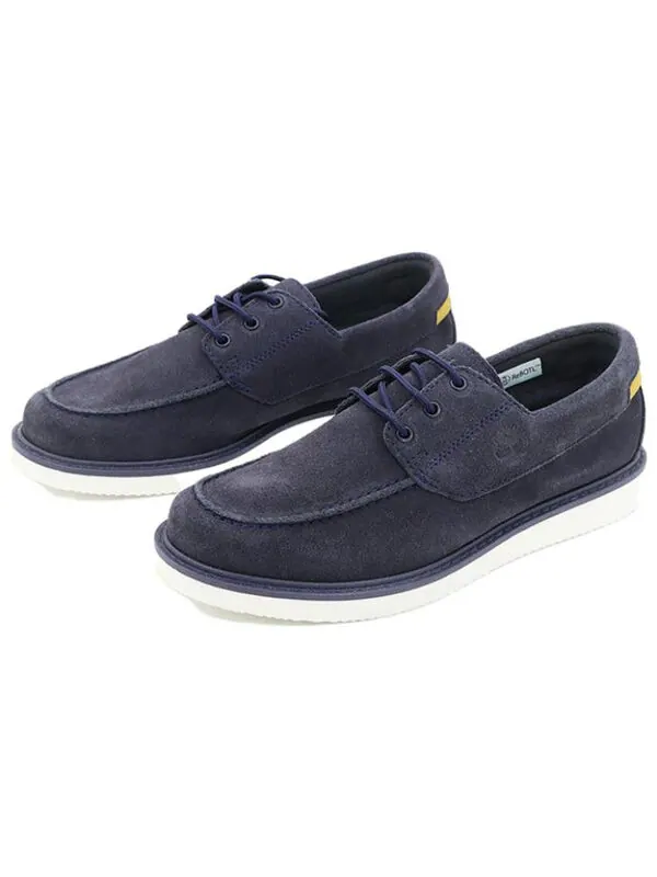 Кроссовки newmarket ii boat shoes 'navy' Timberland — изображение 3 из 4, темно-синий/белый/желтый