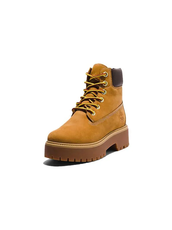 Кроссовки stone steet 6 inch premium platform waterproof boots 'wheat nubuck' Timberland — изображение 2 из 4