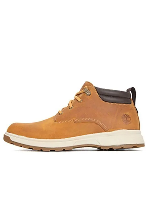 Кроссовки atwells ave waterproof chukka boots 'wheat full grain' Timberland — изображение 1 из 4, желтый/белый/коричневый