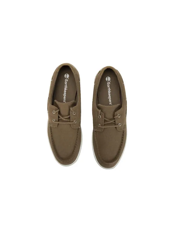 Кроссовки union wharf 2.0 ek+ 2 eye boat shoes 'beige' Timberland — изображение 3 из 4, бежевый