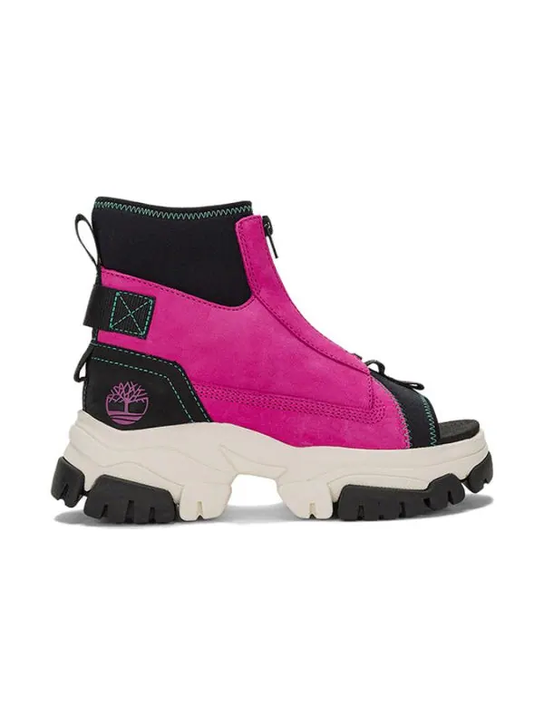 Сандалии adley way peep toe boot sandals 'very berry' Timberland — изображение 2 из 3, розовый/черный/белый
