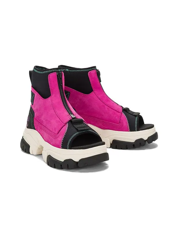 Сандалии adley way peep toe boot sandals 'very berry' Timberland — изображение 3 из 3, розовый/черный/белый