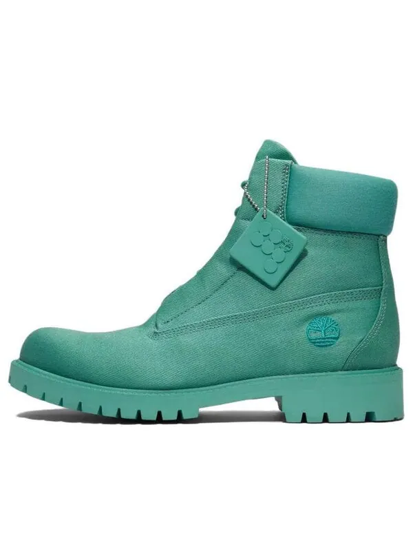 Кроссовки x pangaia waterproof 6 inch boots 'green' Timberland — изображение 1 из 4, зеленый