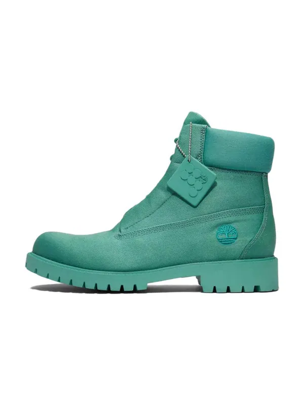 Кроссовки x pangaia waterproof 6 inch boots 'green' Timberland — изображение 2 из 4, зеленый