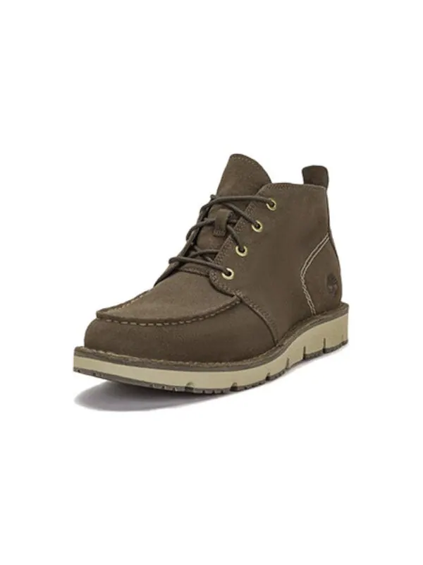 Кроссовки westmore moc toe chukka boot 'olive green nubuck' Timberland — изображение 3 из 4, оливковый зеленый/белый